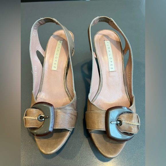 Pretty platforms, bought in Paris in 90’s - Picture 1 of 4